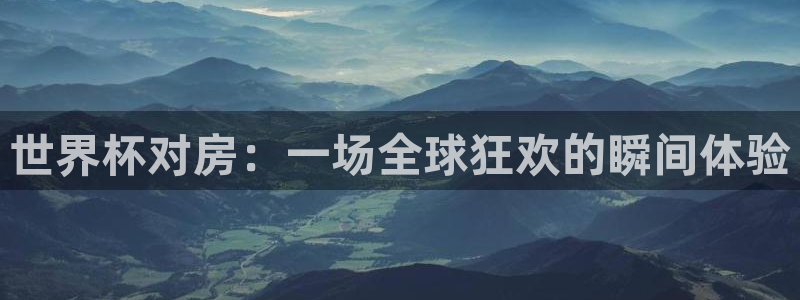 世界杯欧洲预选赛赛程：世界杯对房：一场全球狂欢的瞬间体验